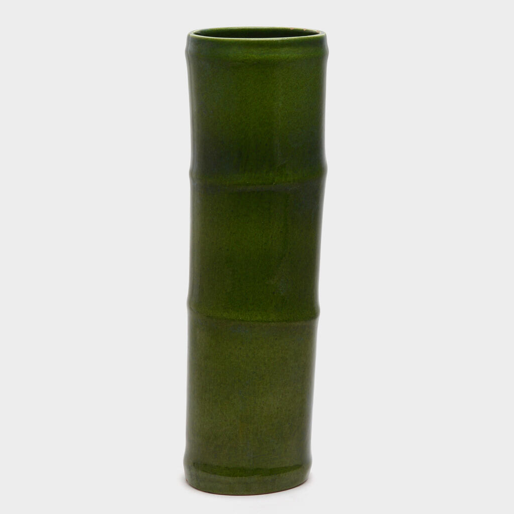 VASO CERÂMICA VERDE BAMBU