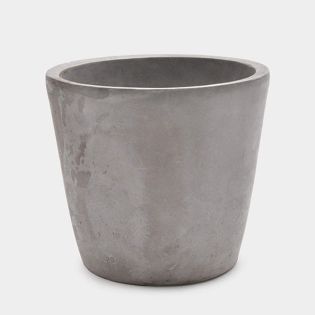 VASO CONE CERÂMICA CIMENTO