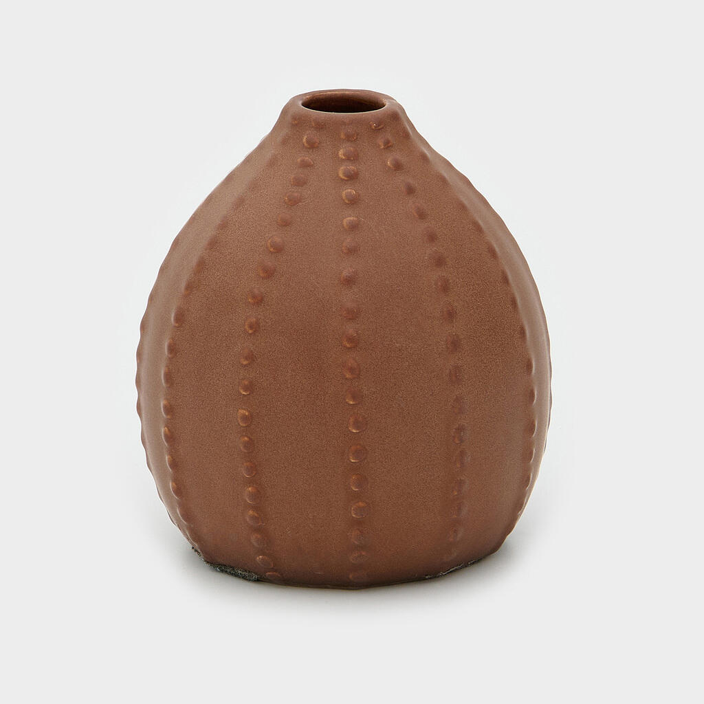 VASO CERÂMICA MARROM CACAU