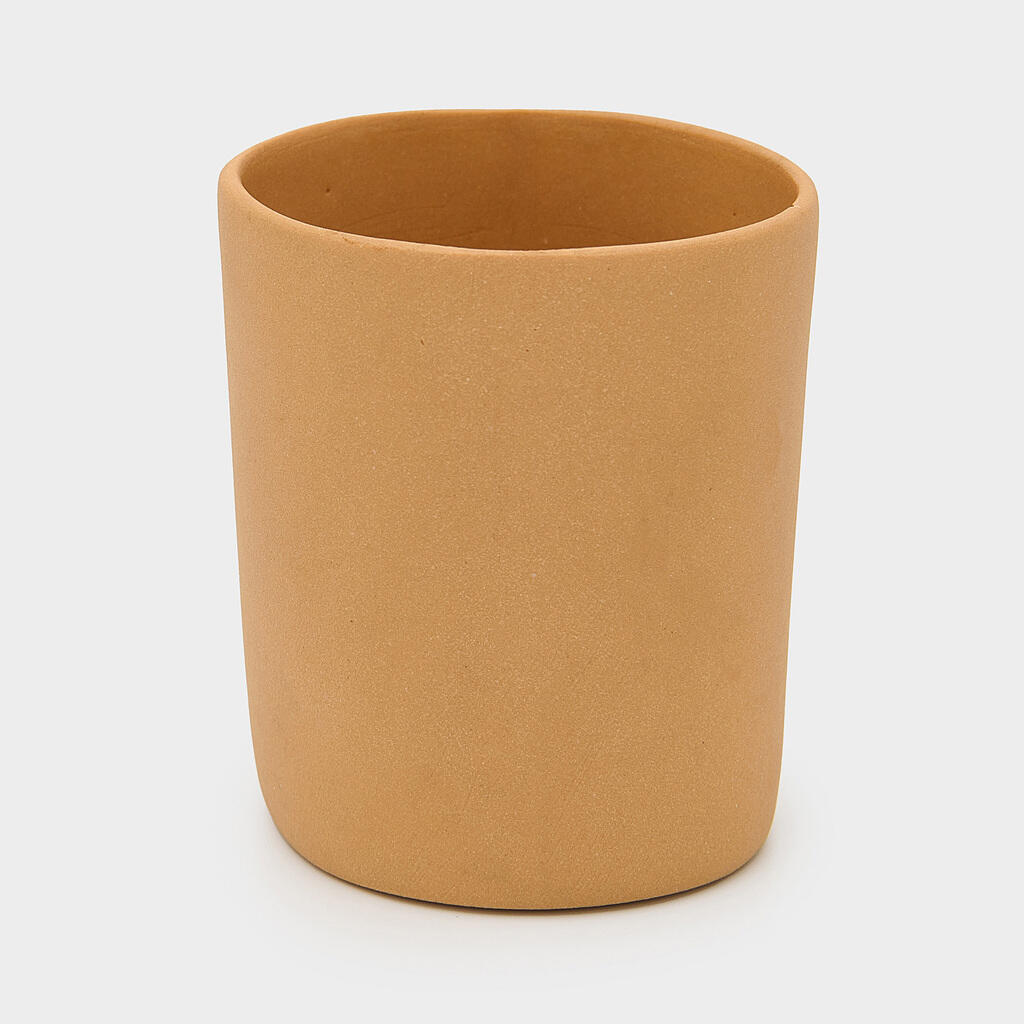 VASO OVAL CERÂMICA TIJOLO TORTO