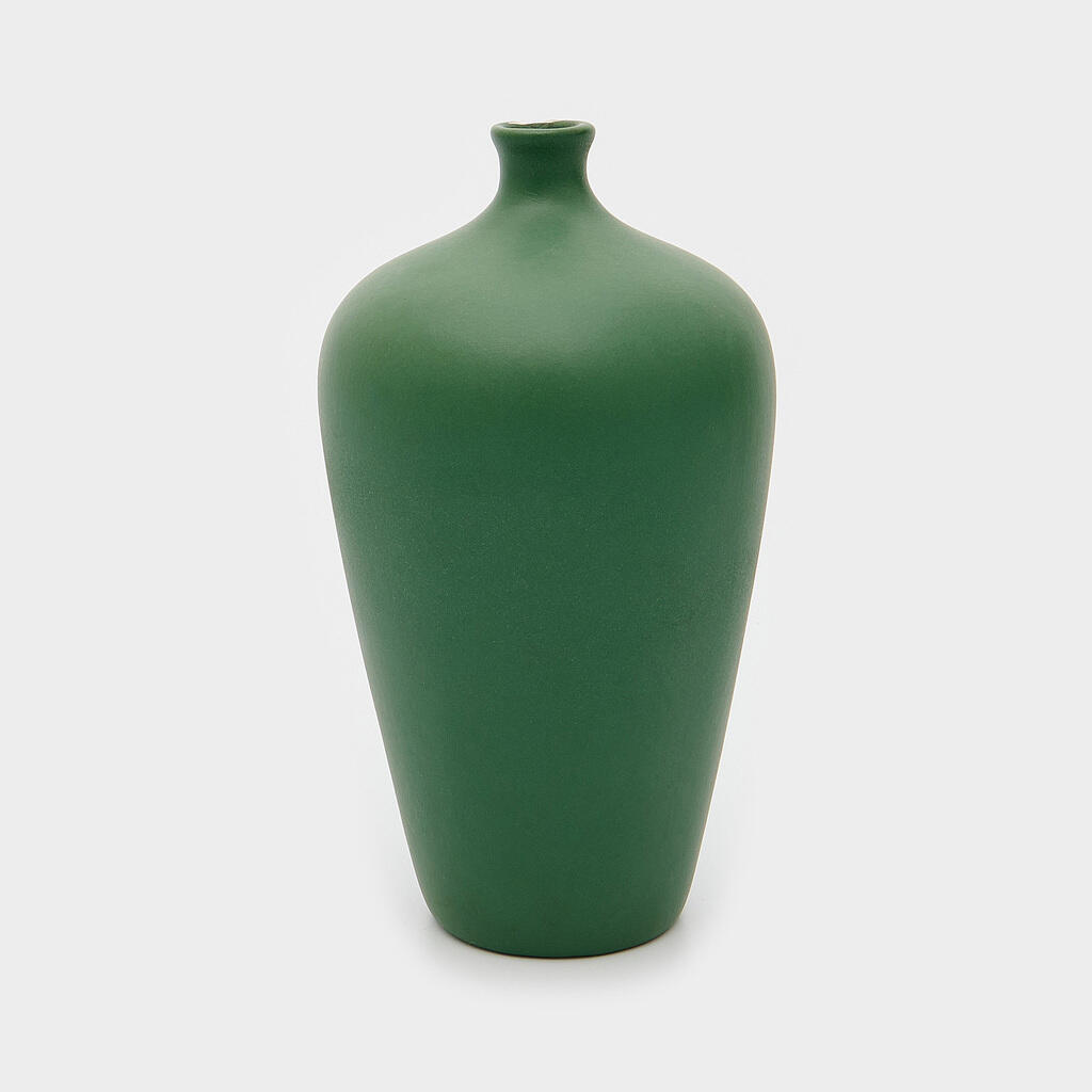 VASO CERÂMICA VERDE MUSGO BOJUDO