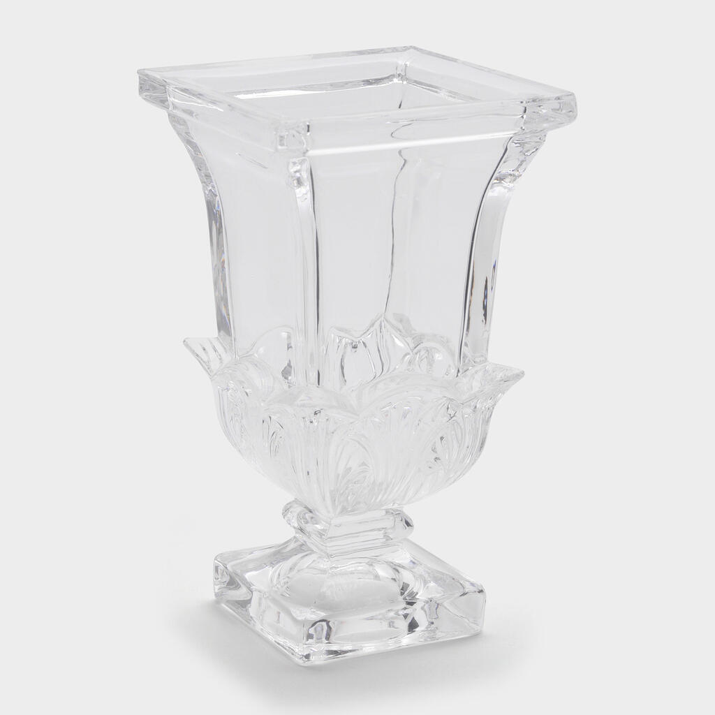 VASO QUADRADO ANFORA CRISTAL