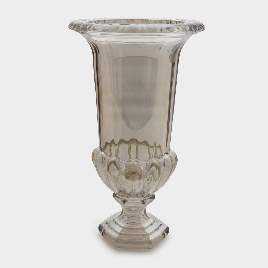 VASO CRISTAL PRATEADO GOMOS