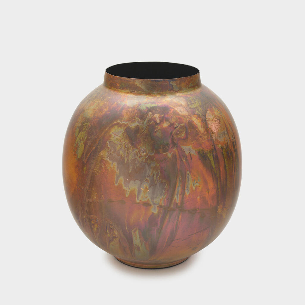 VASO FERRO DOURADO BAIXO