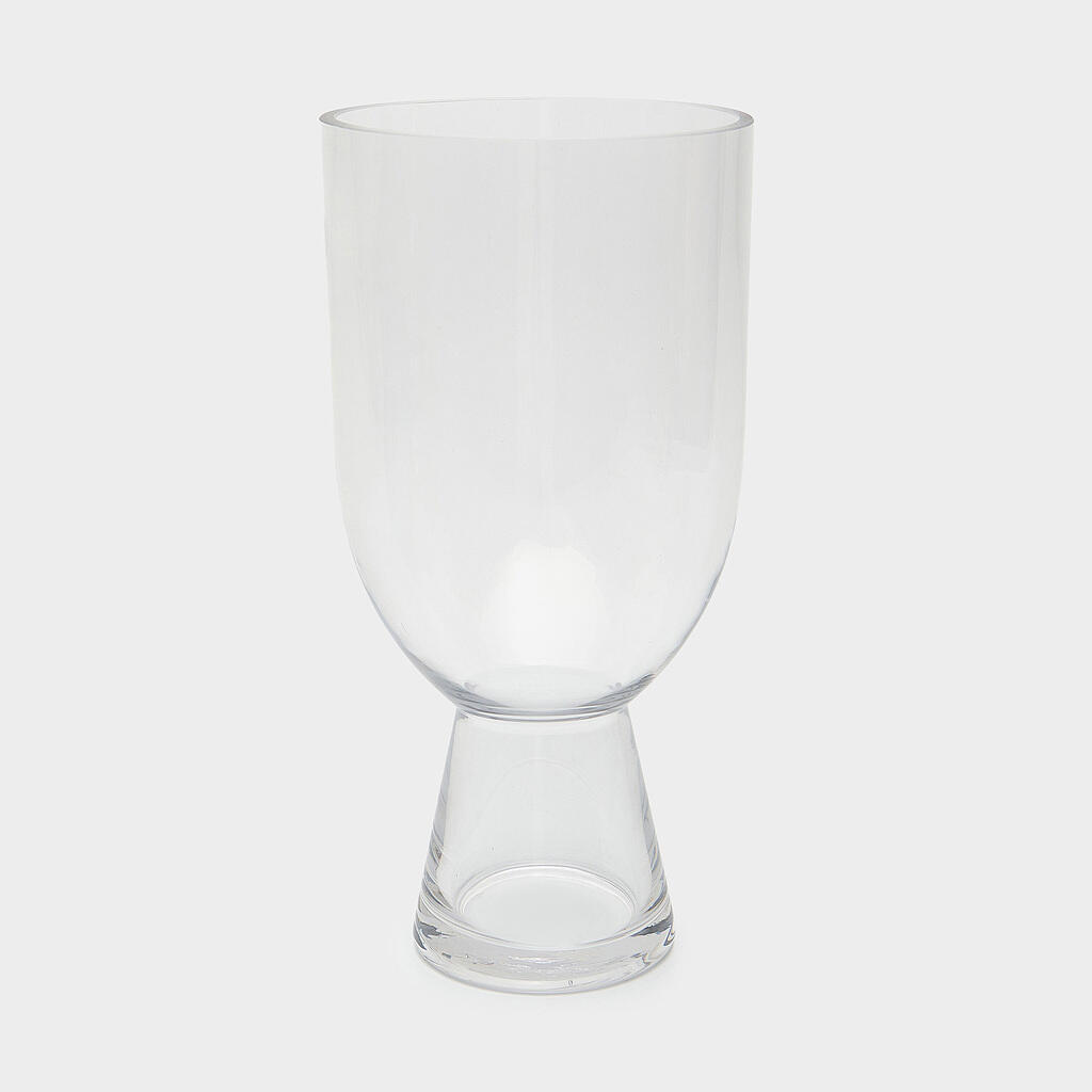 VASO CÔNICO VIDRO BOJUDO PÉ CÔNICO