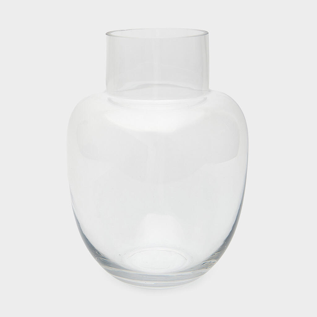 VASO VIDRO BOJUDO PESCOÇO