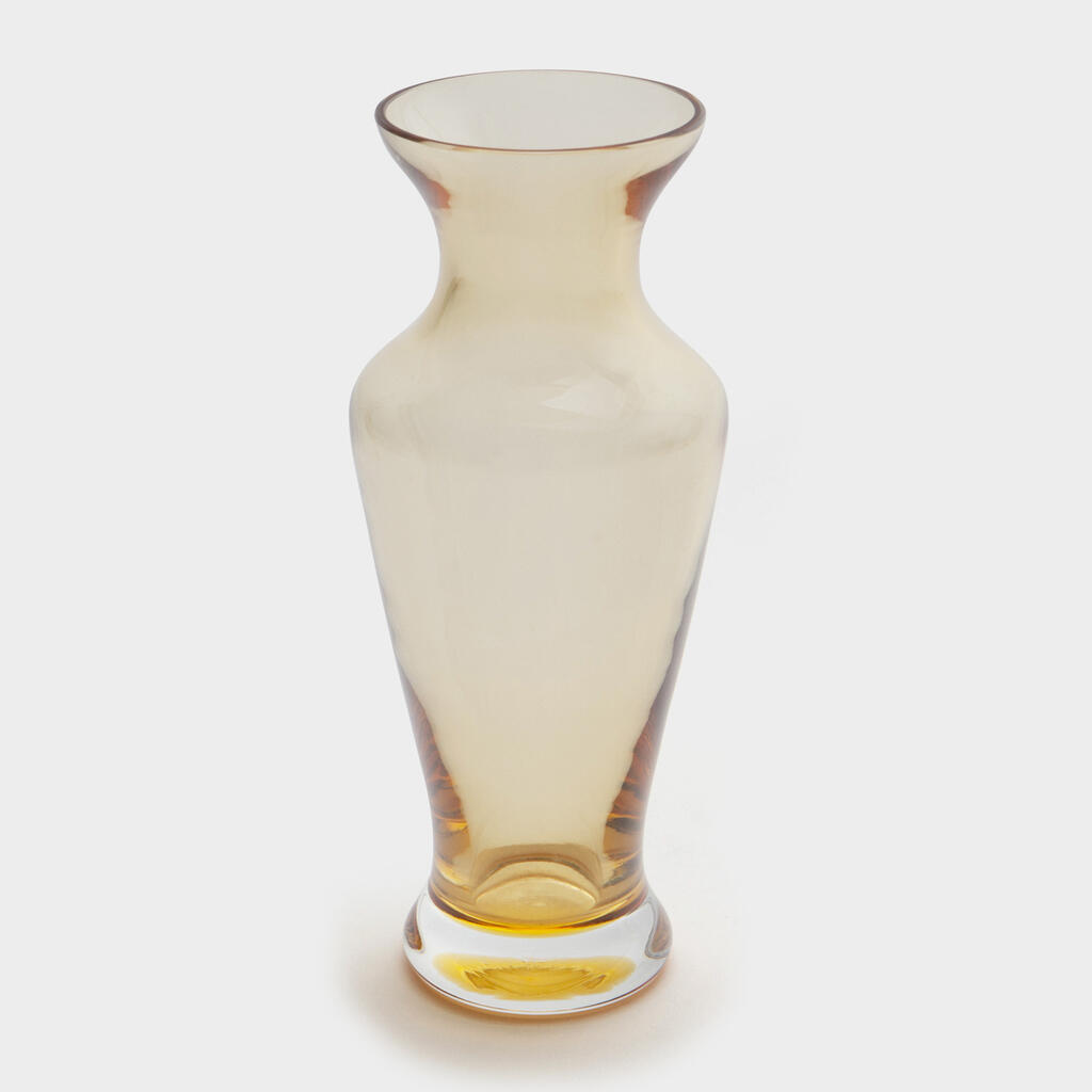 VASO VIDRO DOURADO BOJUDO ALTO