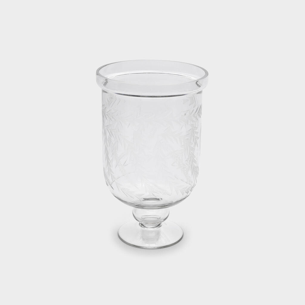 VASO VIDRO GORDO GUIRLANDA - P