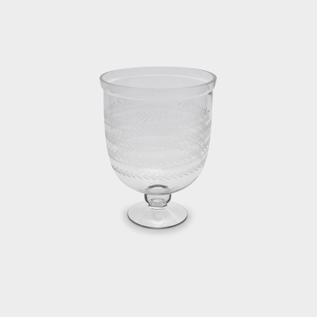 VASO VIDRO GORDO GUIRLANDA VARIADAS- M