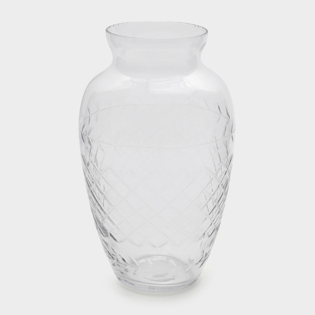 VASO VIDRO TRELIÇA BOJUDO