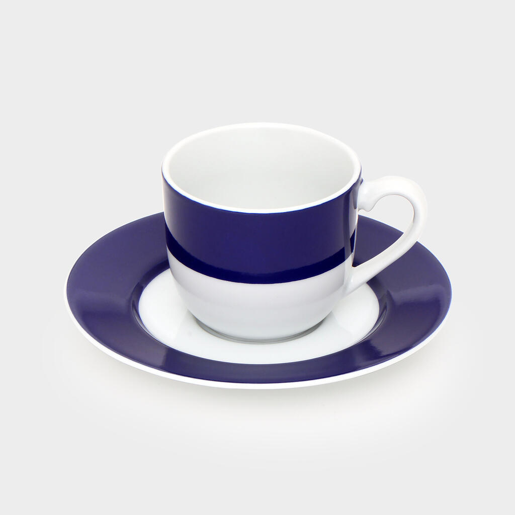 XÍCARA CAFÉ BORDA AZUL BIC