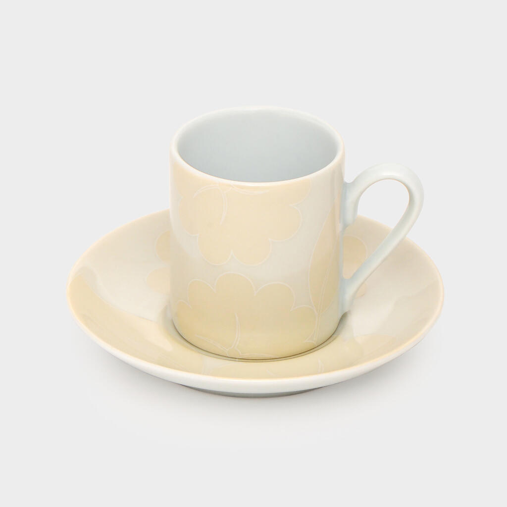 XÍCARA CAFÉ CREME FLORES