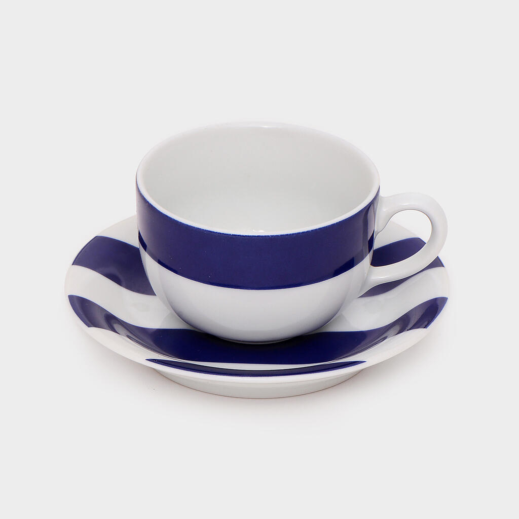 XÍCARA CAFÉ LISTRA GROSSA AZULÃO