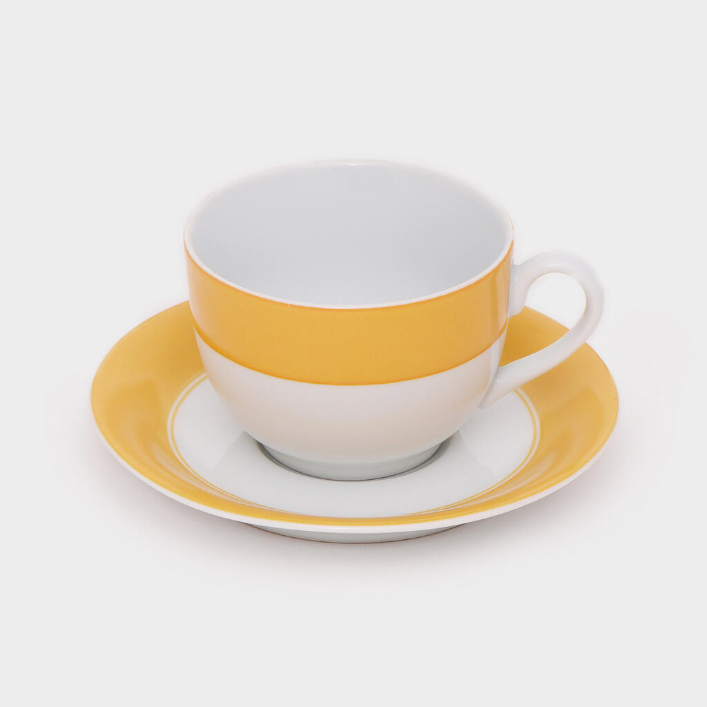 XÍCARA CHÁ AMARELO BORDA