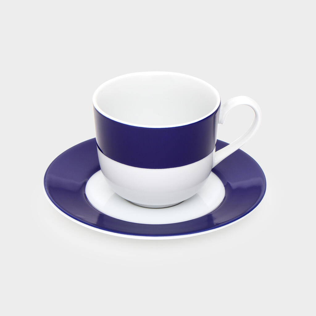 XÍCARA CHÁ BORDA AZUL BIC