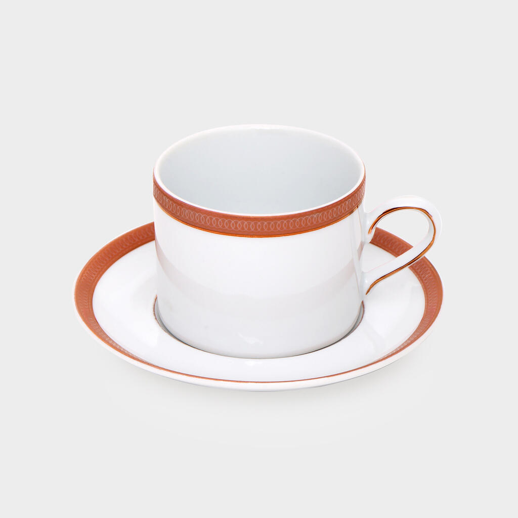 XÍCARA CHÁ FRISO COBRE