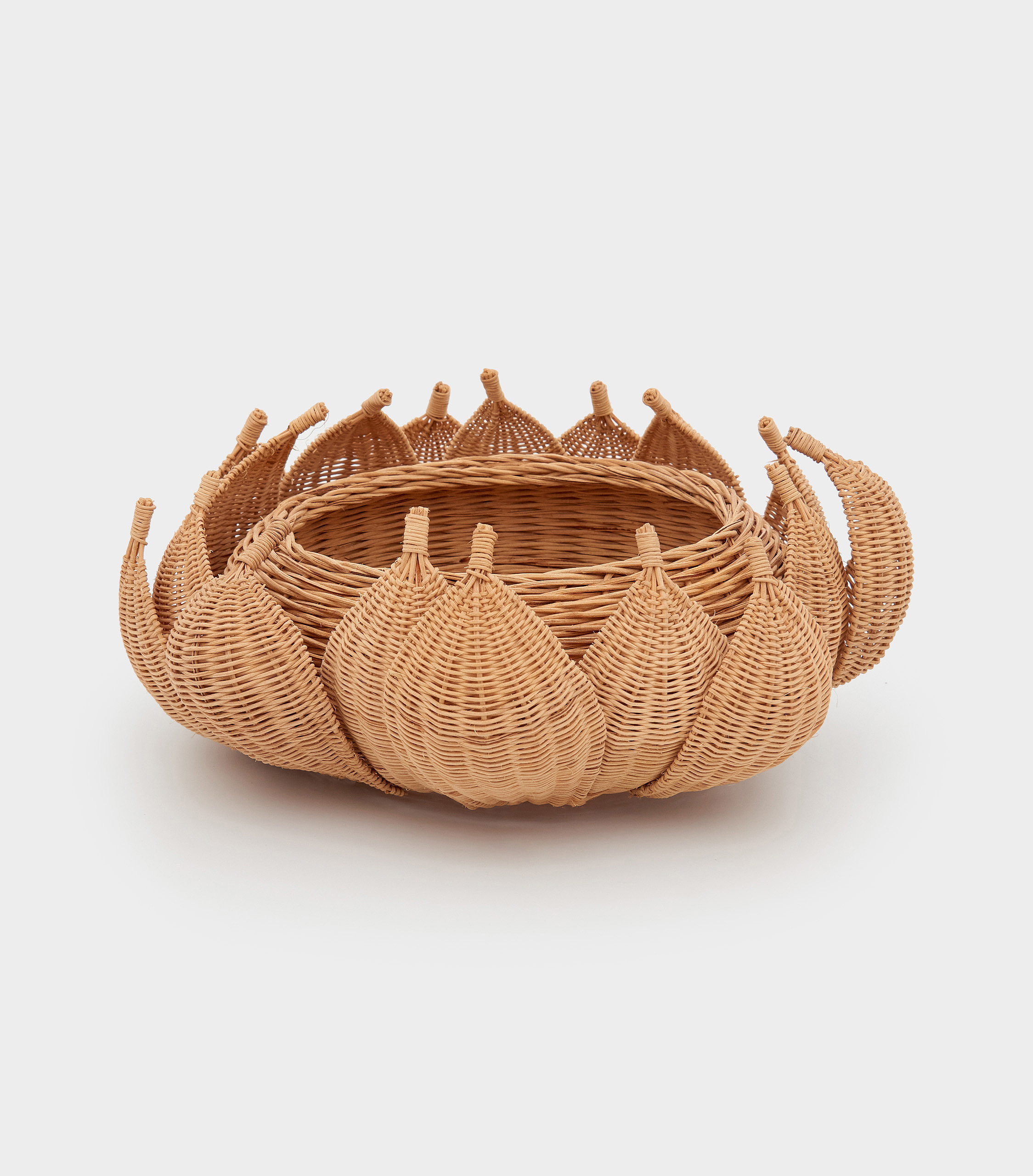 CENTRO DE MESA REDONDO FIBRA FLOR