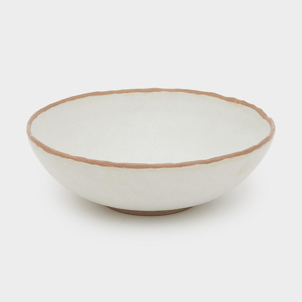 CUMBUCA CERÂMICA TROIA CRU E OCRE P