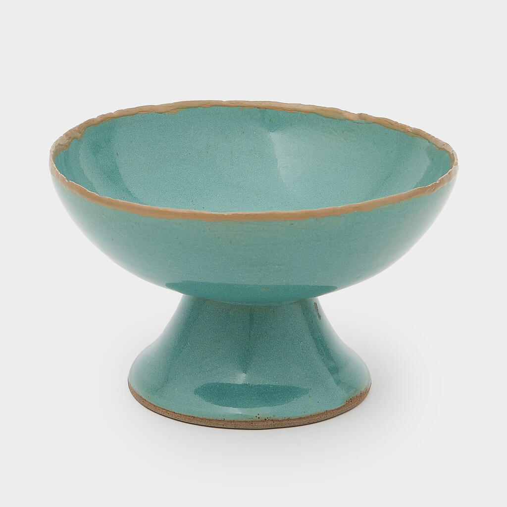 FRUTEIRA CERÂMICA TROIA CELADON E OCRE P