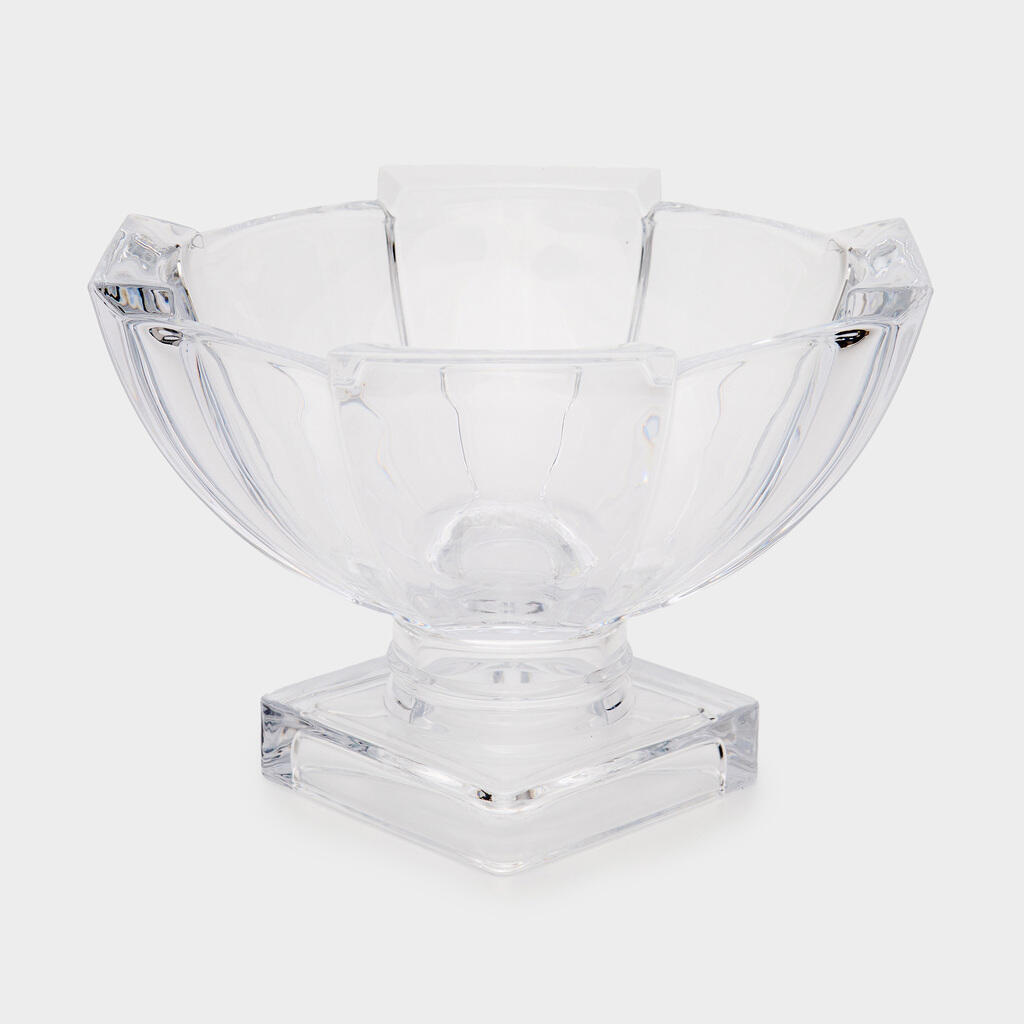 FRUTEIRA VIDRO 4 PONTAS COM PÉ