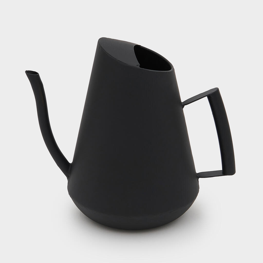 JARRA METAL PRETA REGADOR BULE