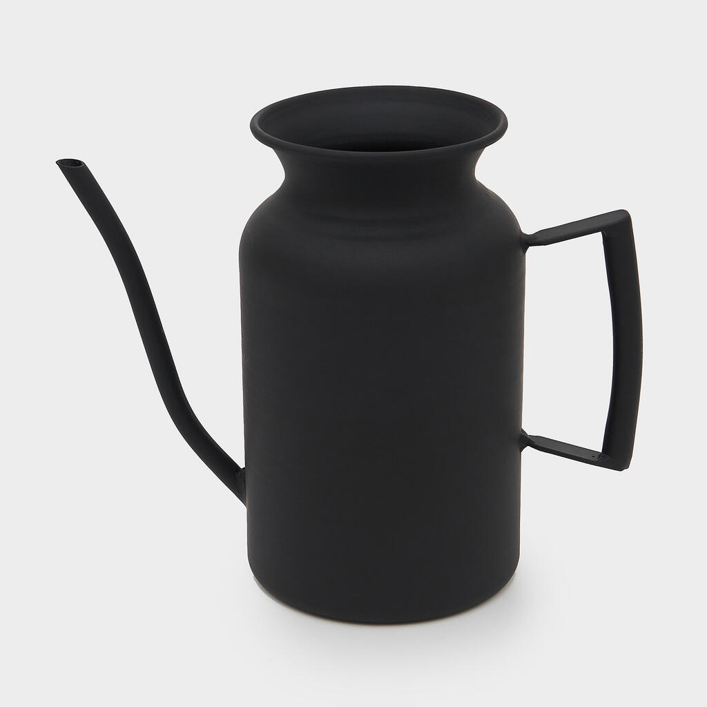 JARRA METAL PRETA REGADOR GARRAFÃO