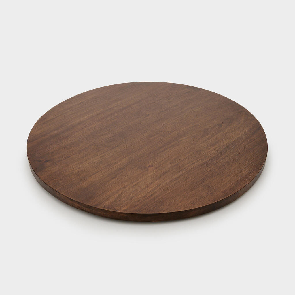 BANDEJA GIRATÓRIA MADEIRA ESCURA