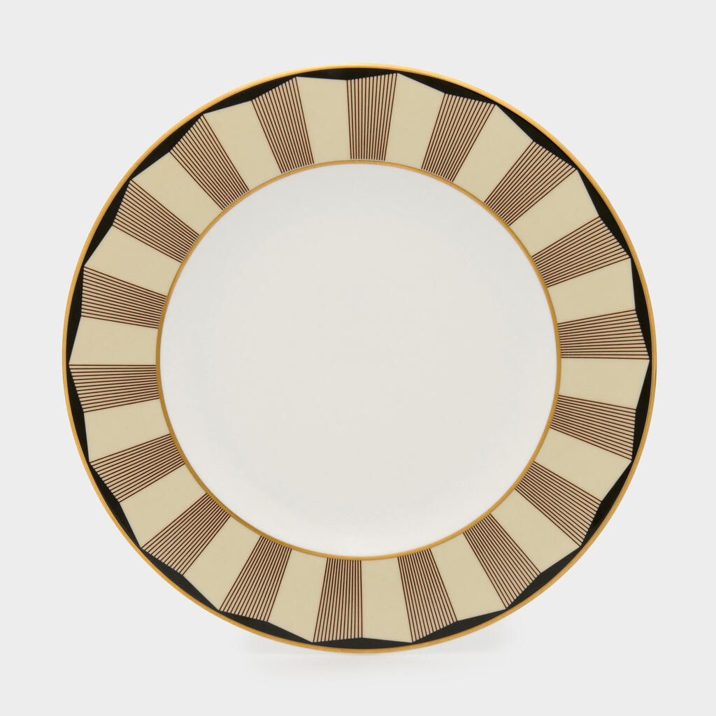 PRATO PÃO BORDA CAMURÇA LINHA MARROM FINA