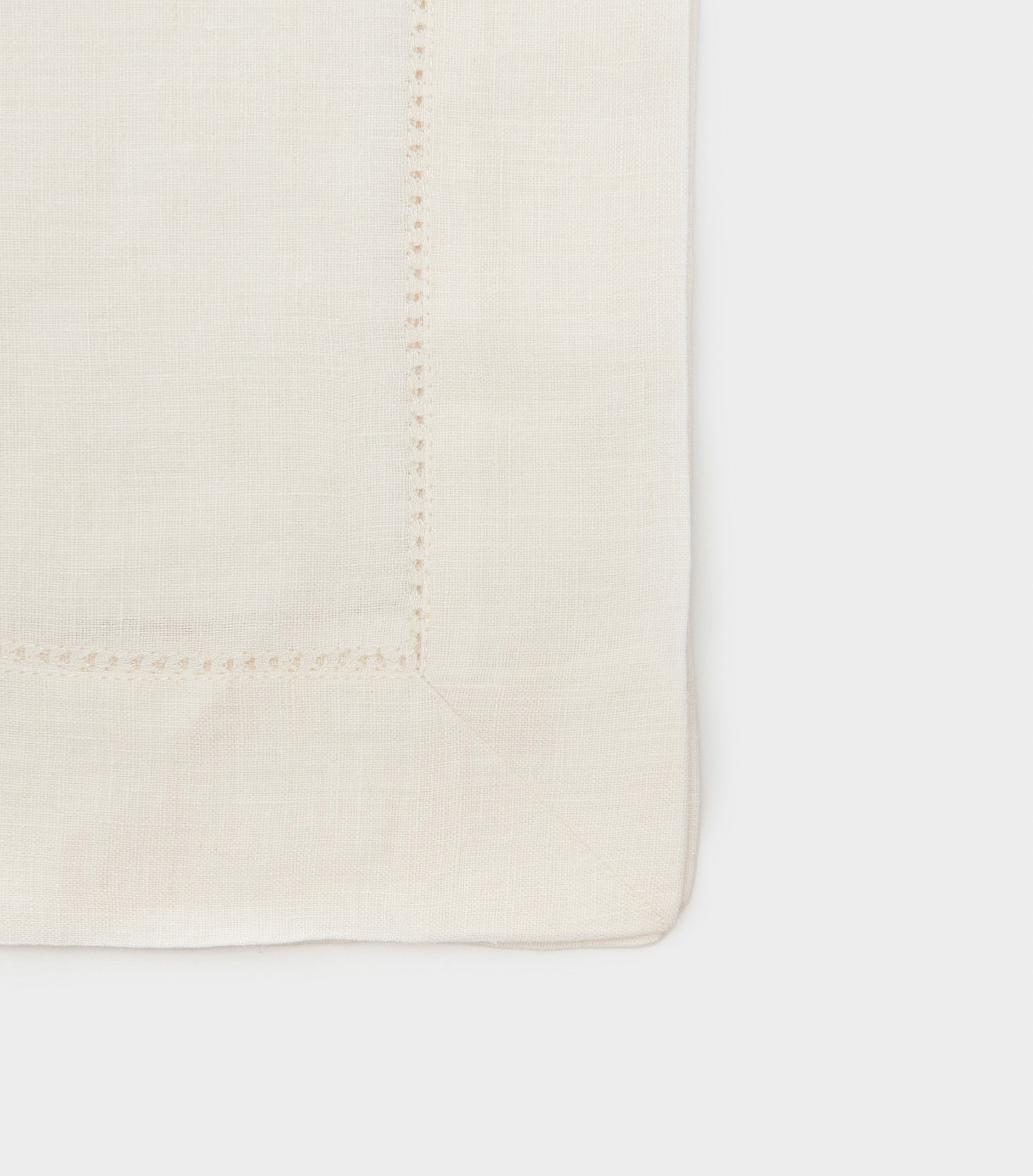 JOGO AMERICANO LINHO CAQUI CLARO MESCLA PONTO AJOUR