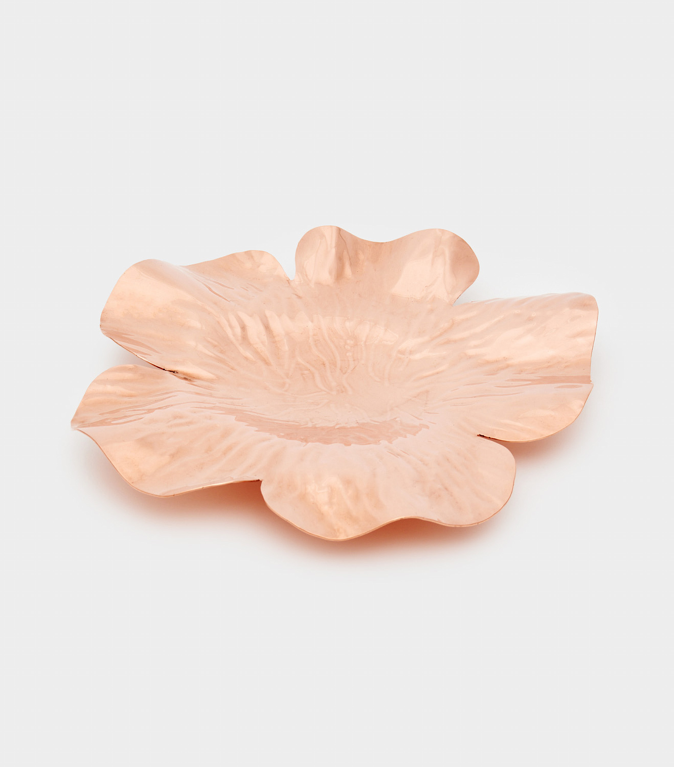 TRAVESSA COBRE FLOR ONDULADA - P