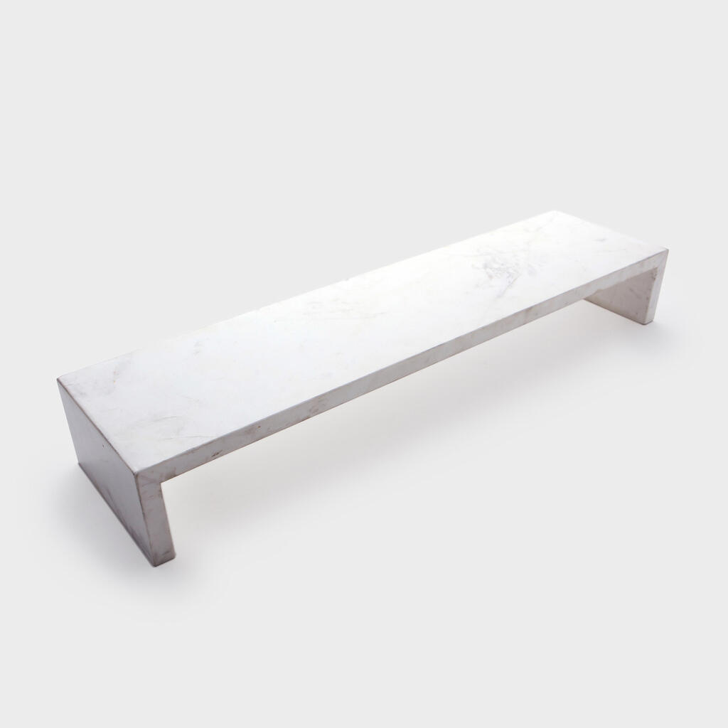 BASE RETANGULAR MÁRMORE BRANCO