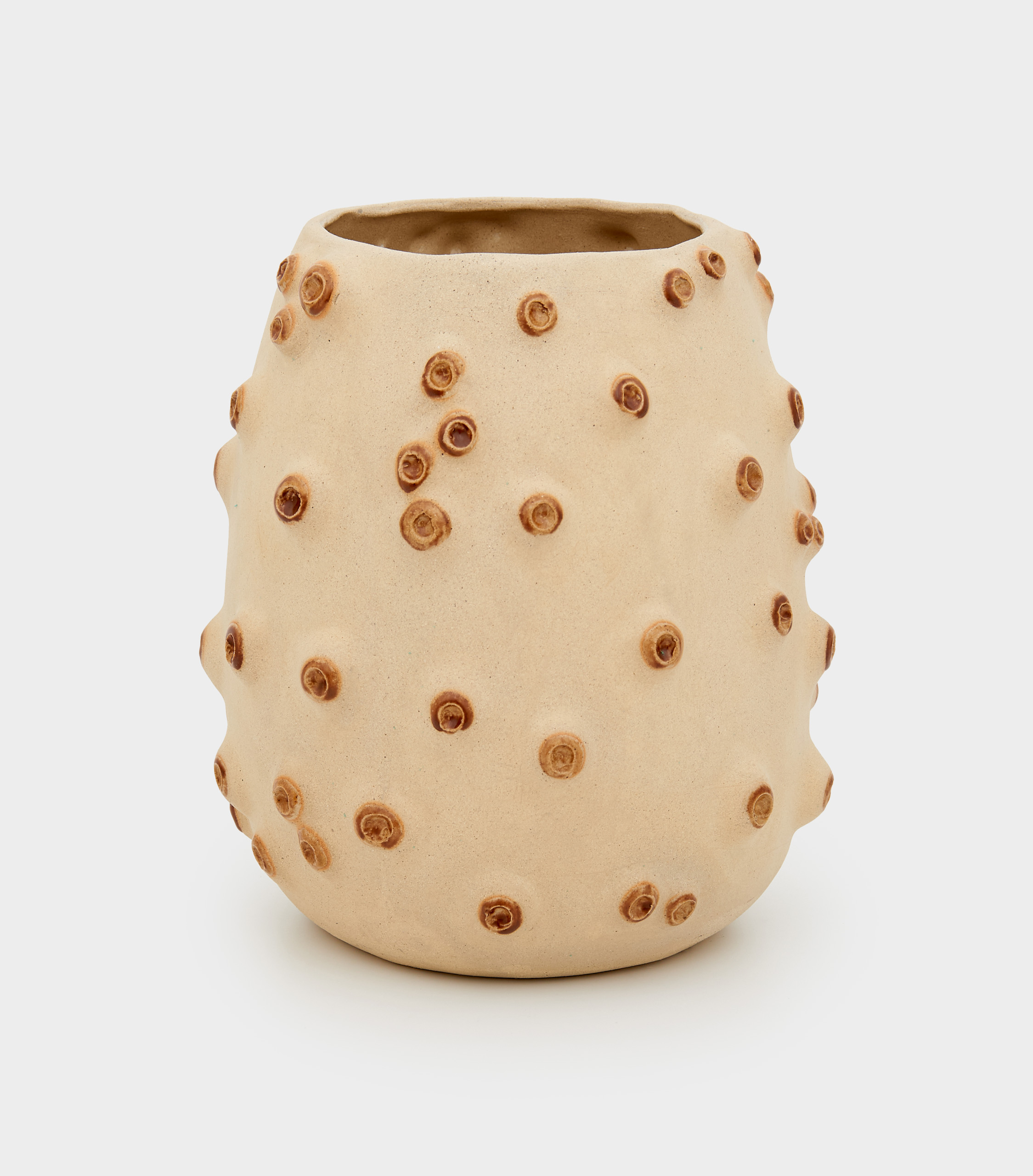 VASO CERÃMICA MARFIM CRACA