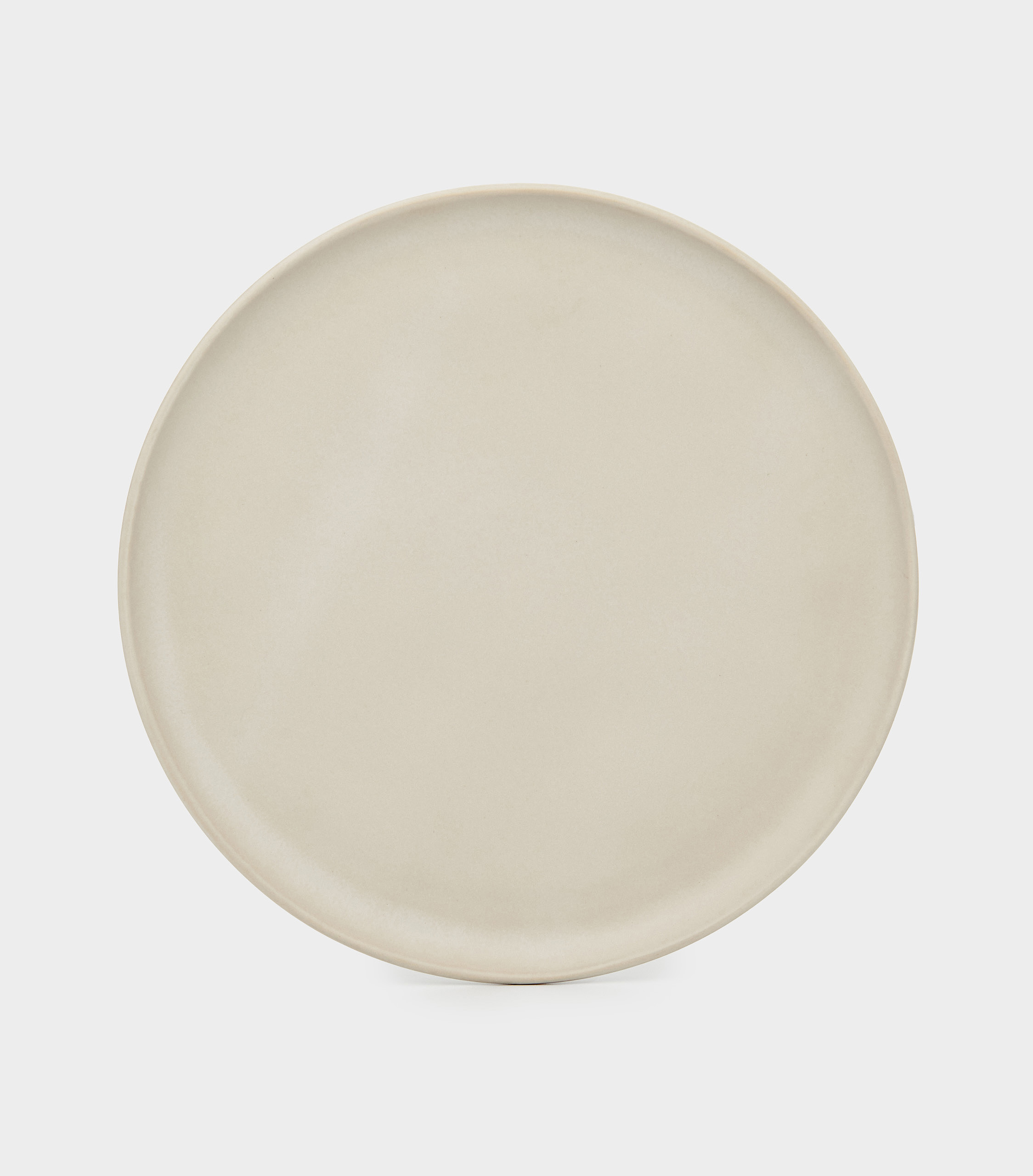 PRATO MESA CERÂMICA CRU FOSCO (LEITE)