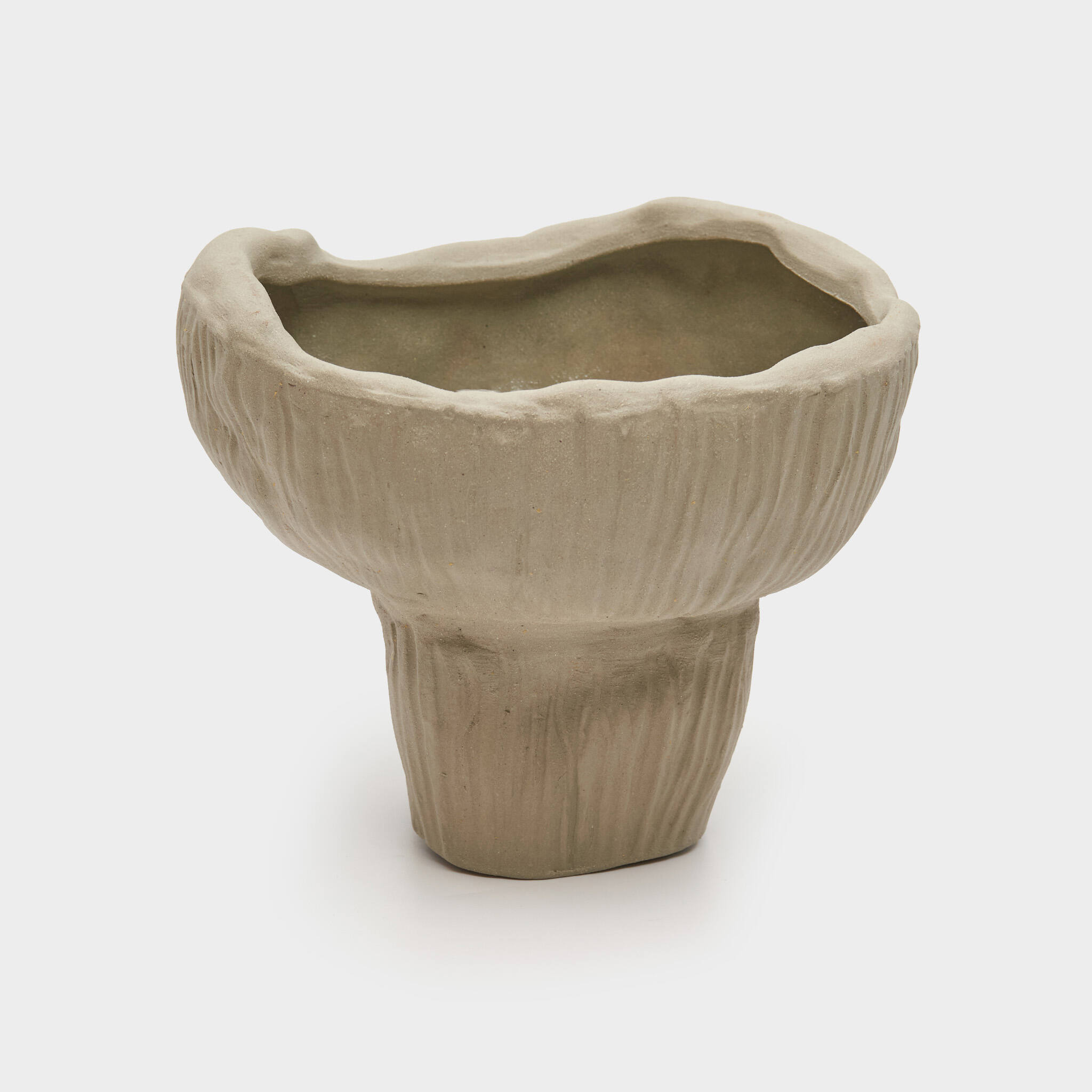 FRUTEIRA CERÂMICA CELADON COGUMELO