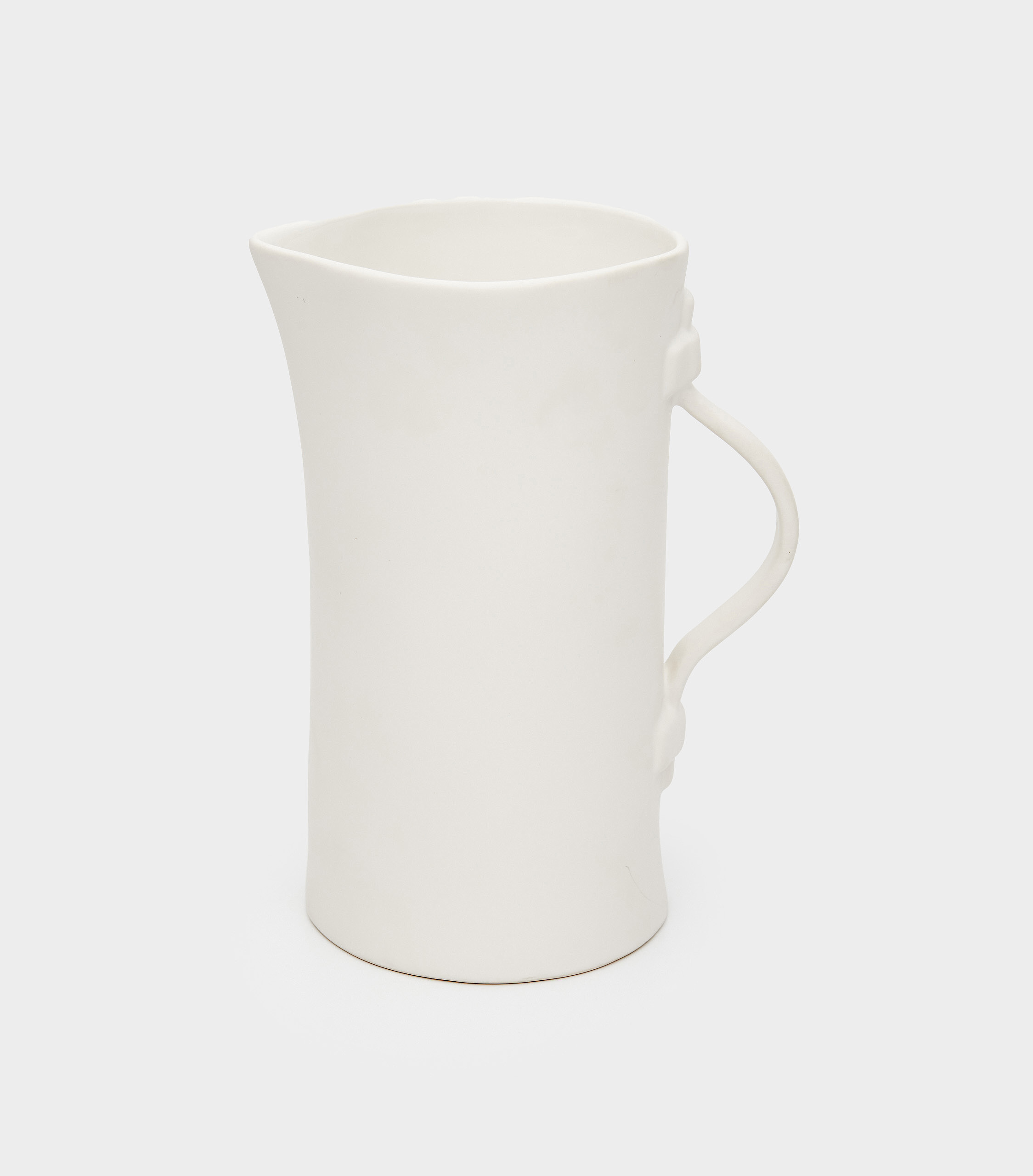 JARRA CERÂMICA BRANCA FOSCA