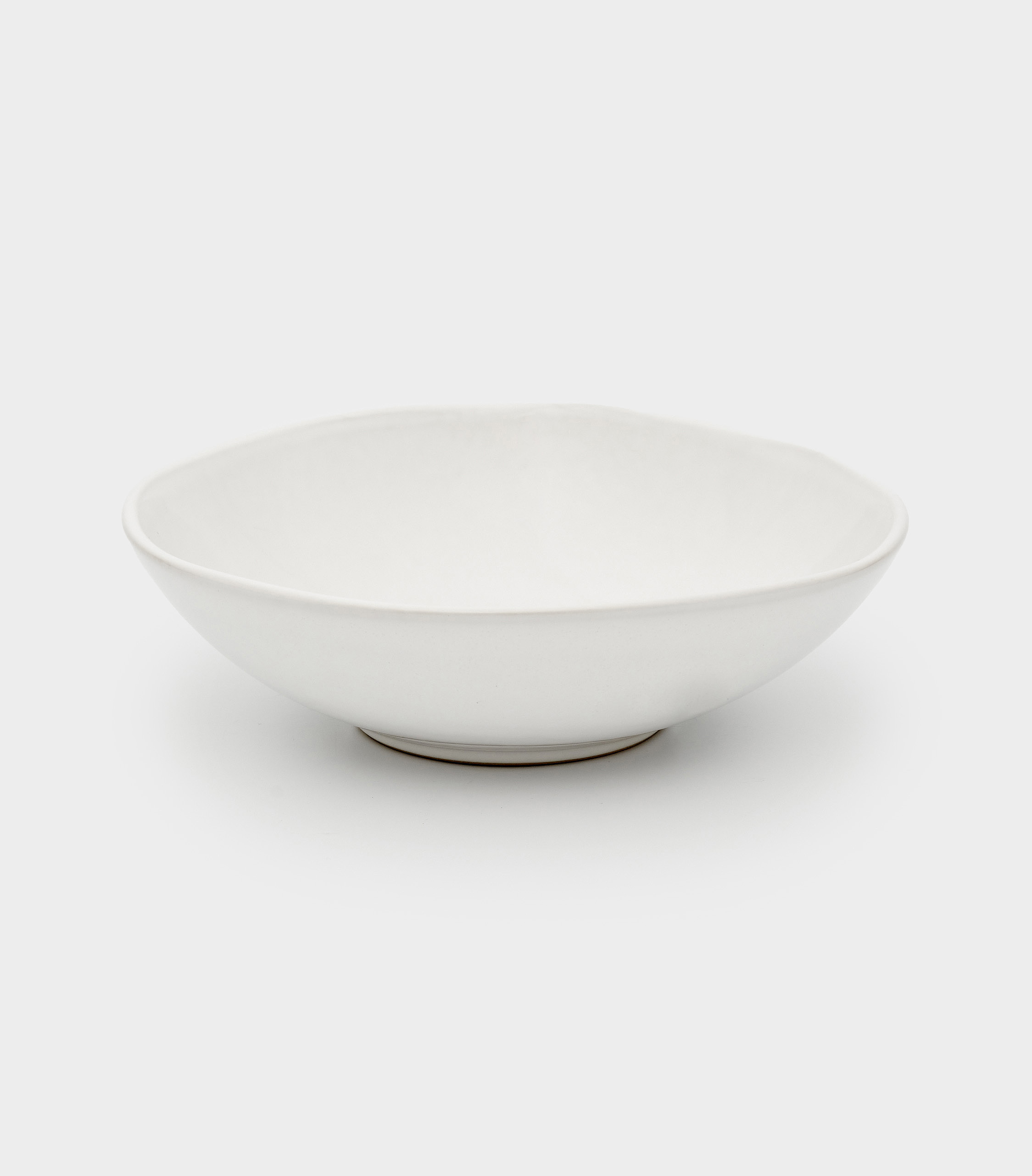 TIGELA ORGÂNICA CERÂMICA BRANCA