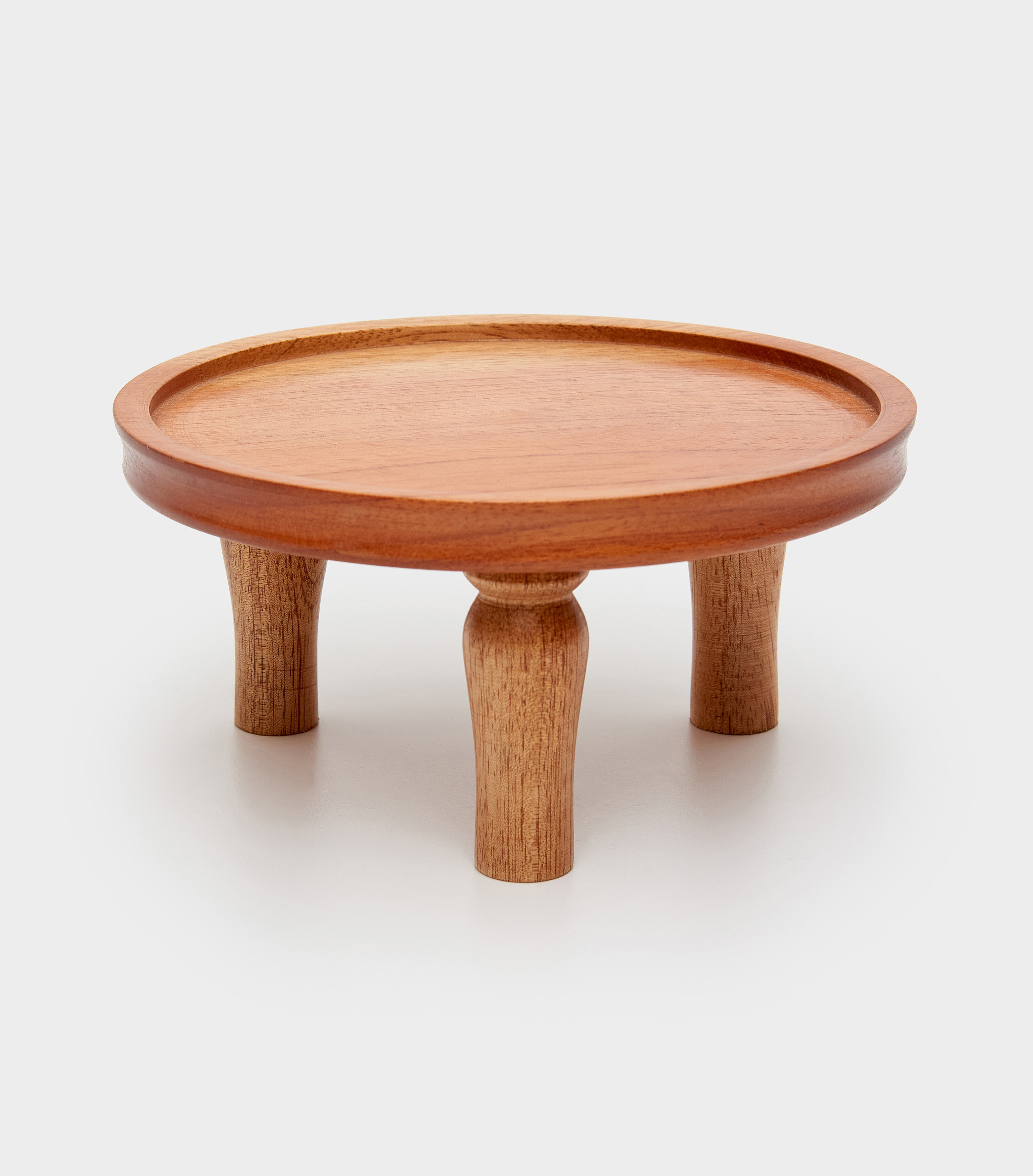 SUPORTE REDONDO MADEIRA 3 PÉS (BAR27 E BAR28)