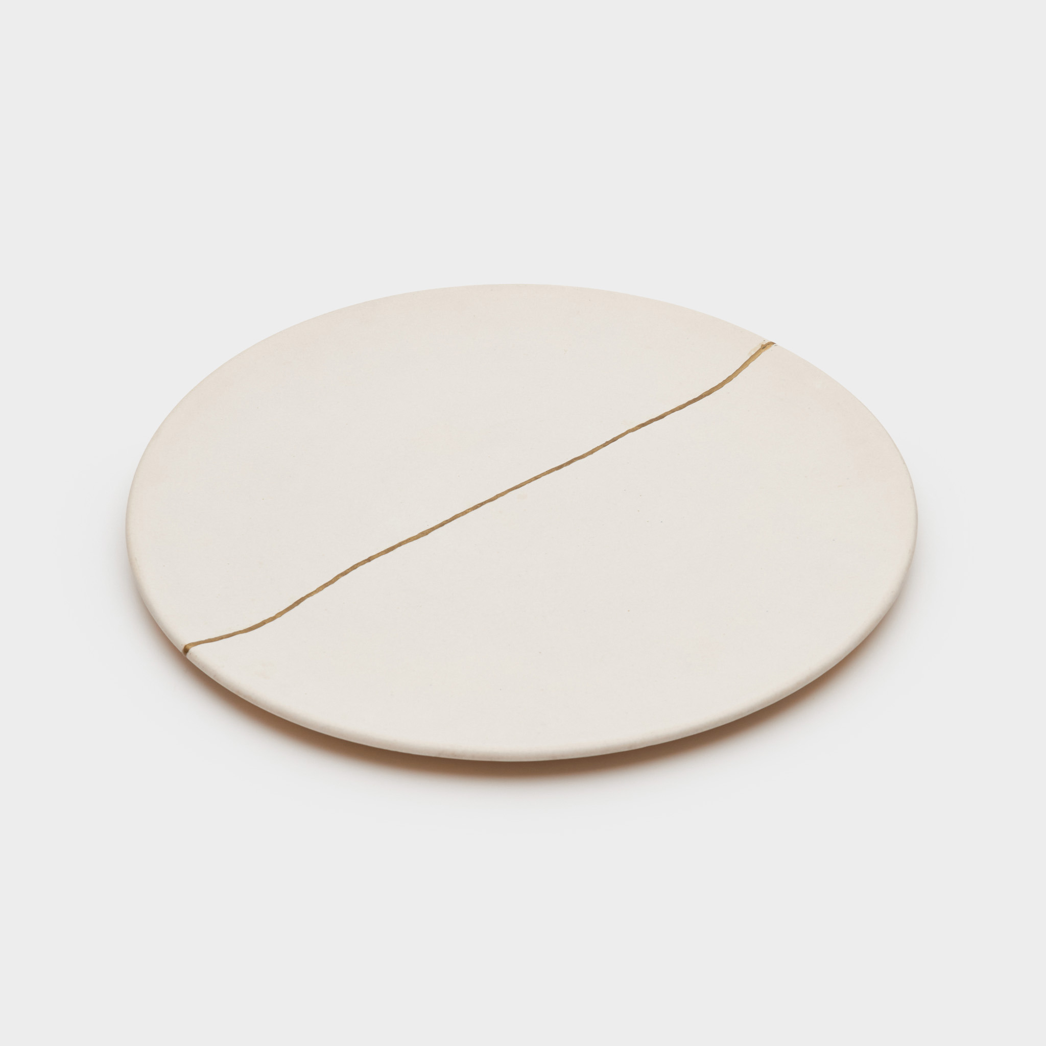 SOUSPLAT CERÂMICA N.O. CRU E DOURADO