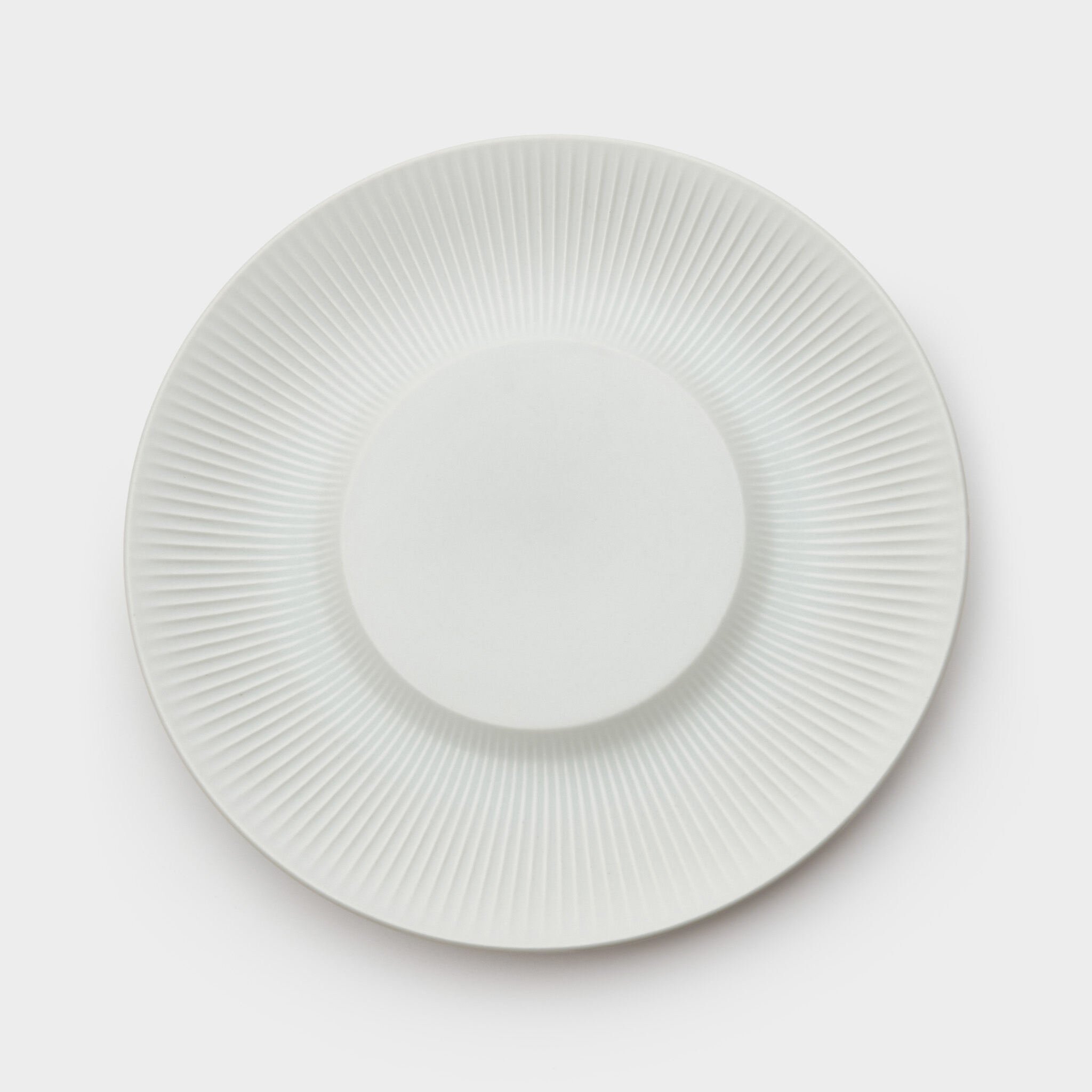 PRATO PORCELANA BRANCO CHEF DESTAQUE FOSCO CANELADO