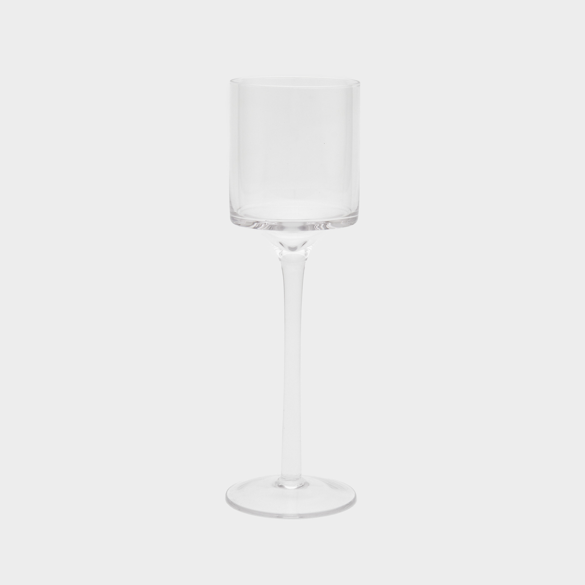 CASTIÇAL VIDRO COPO LISO