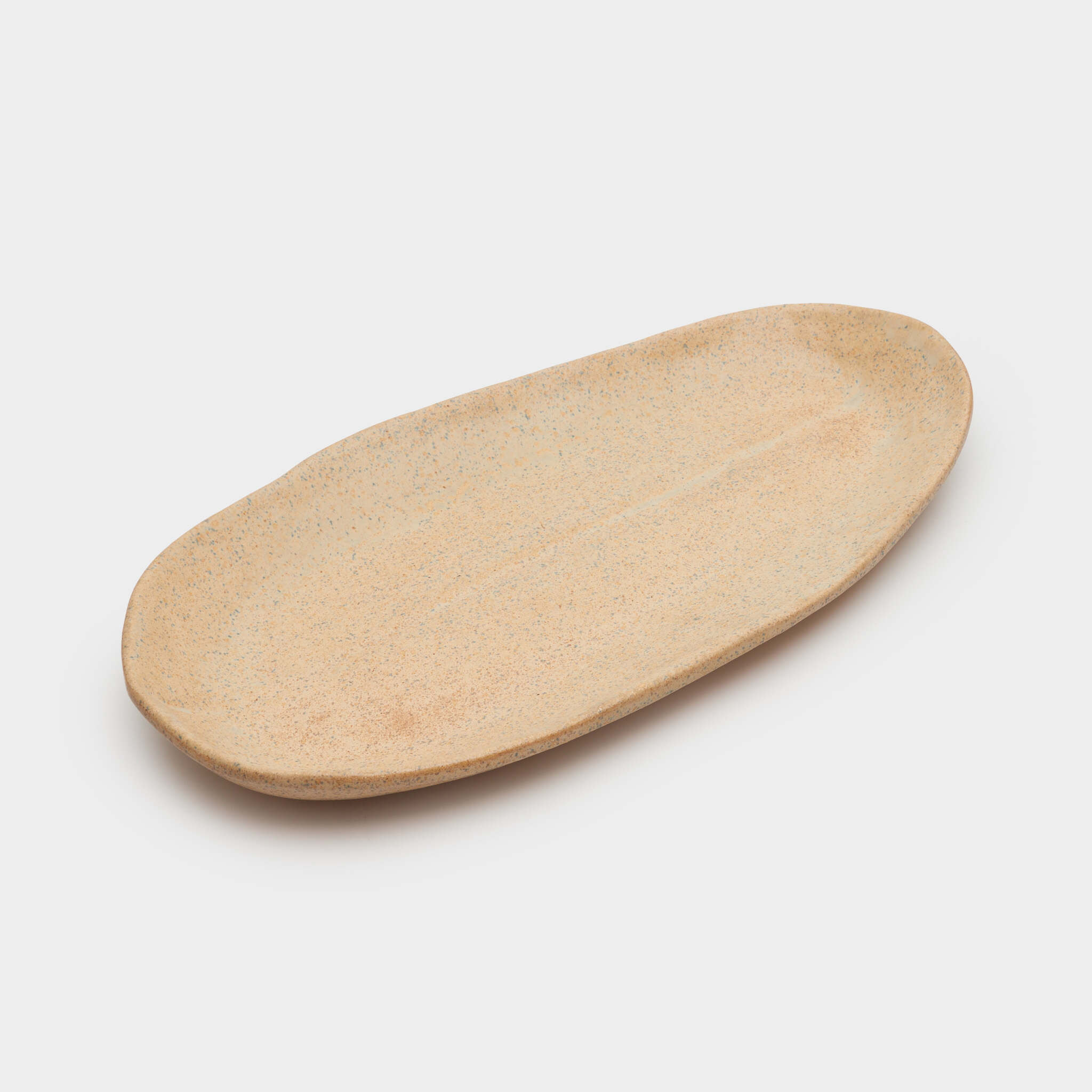 TRAVESSA CERÂMICA N.O OCRE PINTAS FOLHA FECHADA