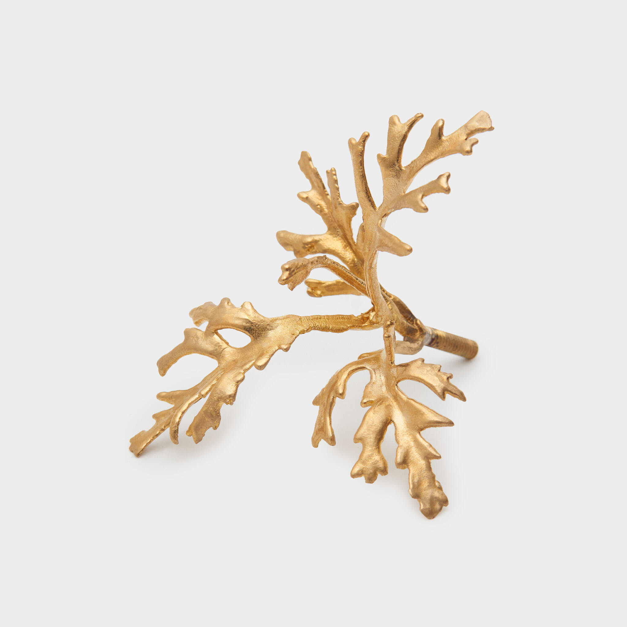 APLIQUE DOURADO ROSCA 4 RAMOS