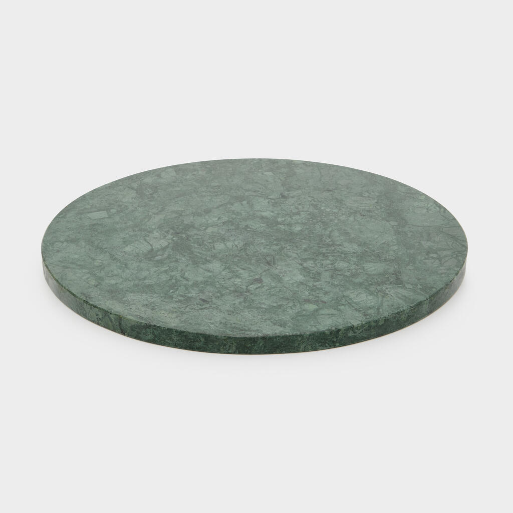 PLACA REDONDA MÁRMORE VERDE ESMERALDA