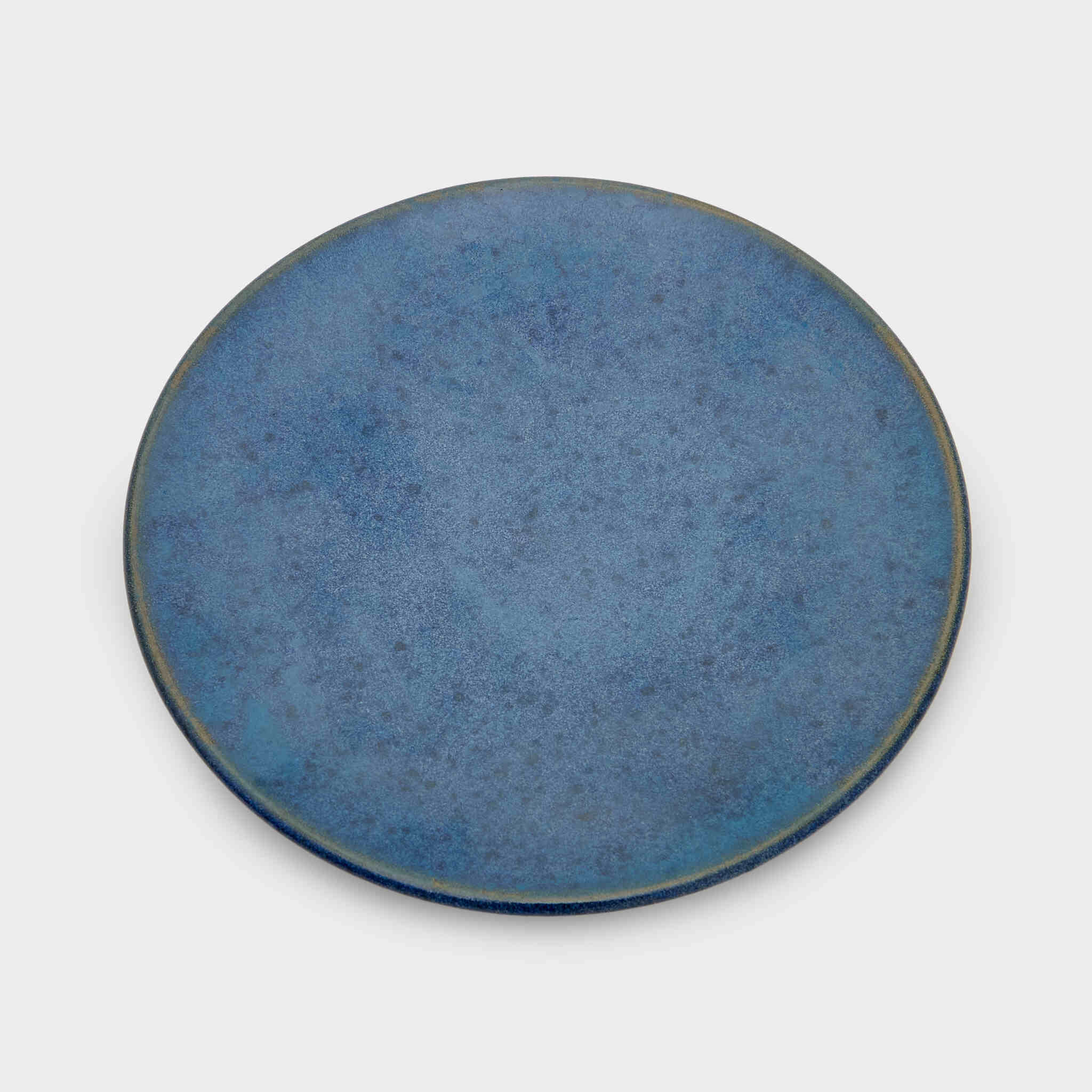 PRATO PÃO CERÂMICA L.E AZUL FLORAL