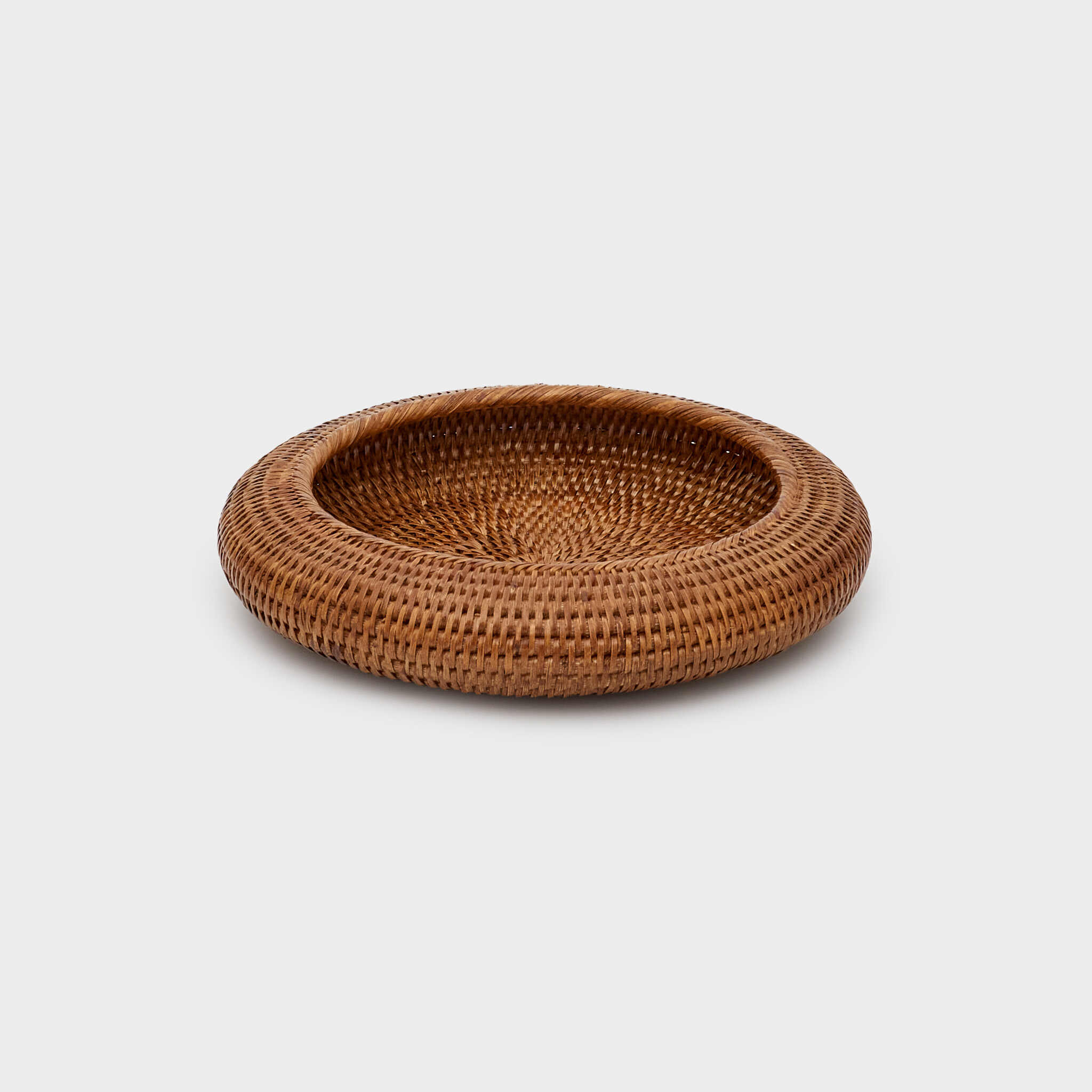 CENTRO DE MESA REDONDO RATTAN