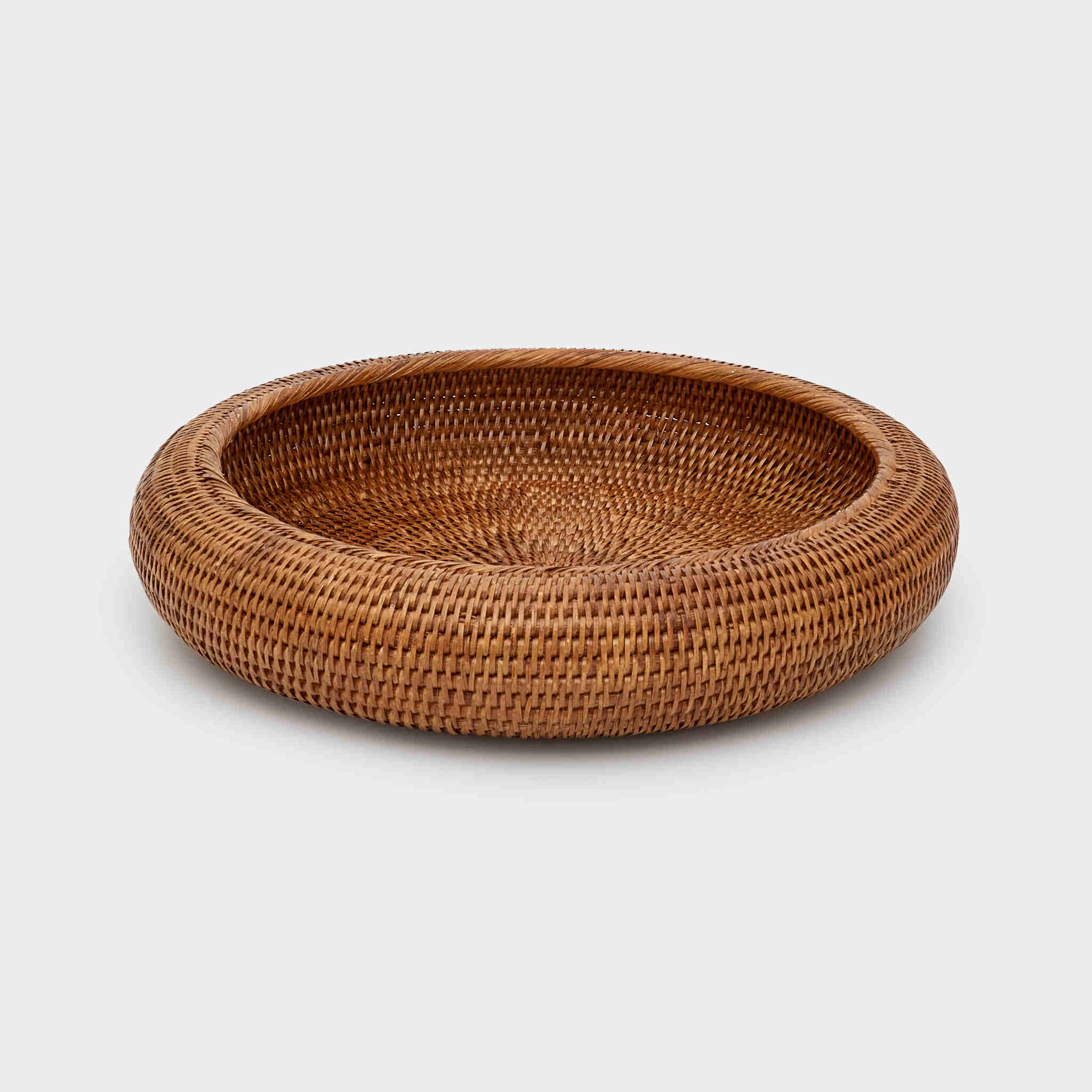 CENTRO DE MESA REDONDO RATTAN