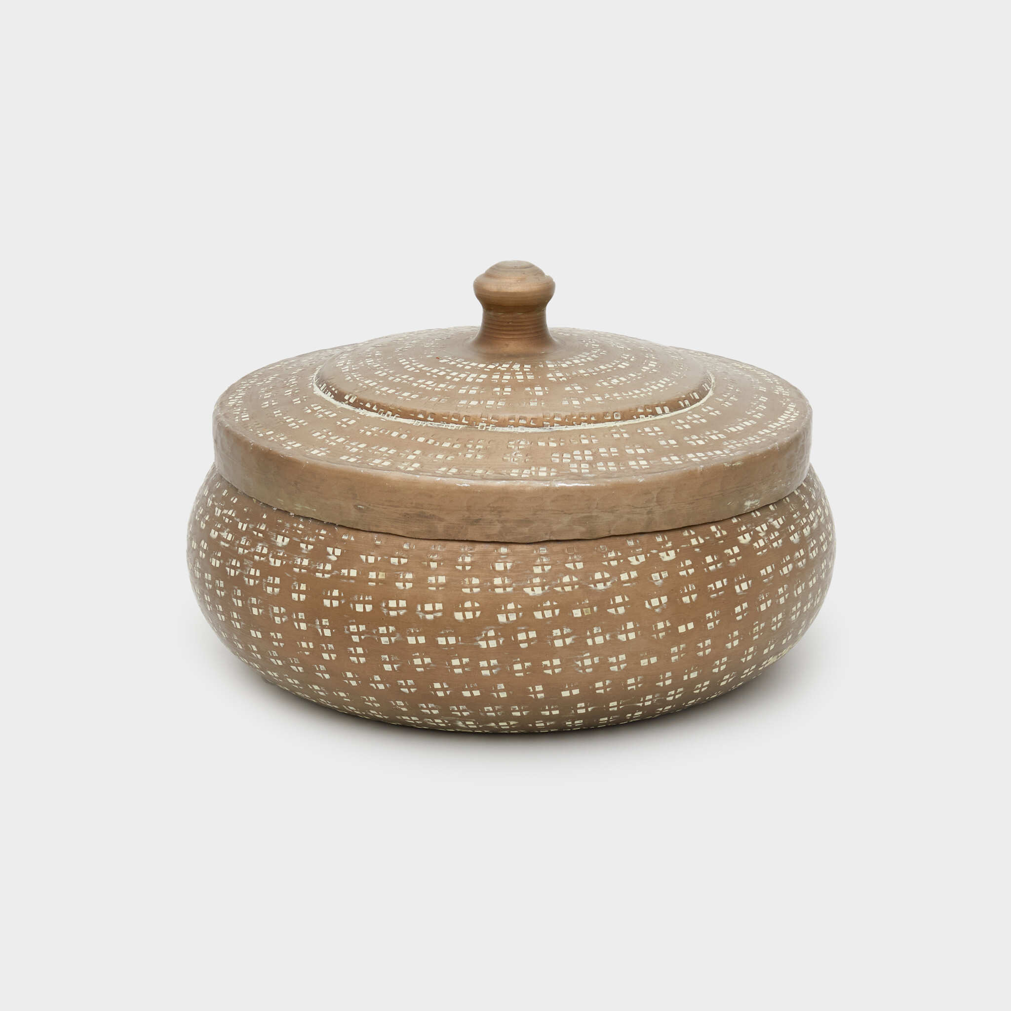 CAÇAROLA DOURADA ENVELHECIDA ÉTNICA 5l