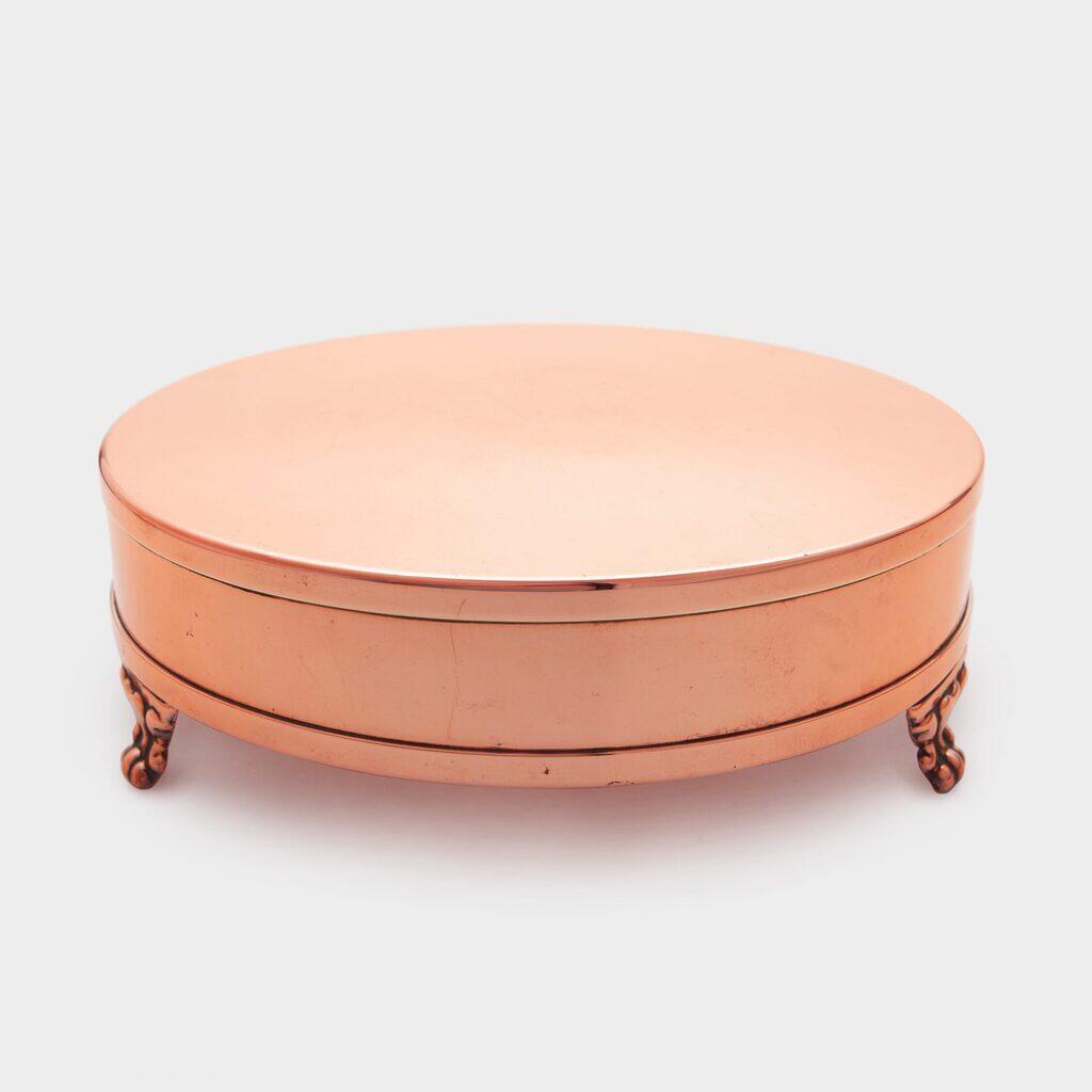 BOLEIRA REDONDA COBRE BAIXA