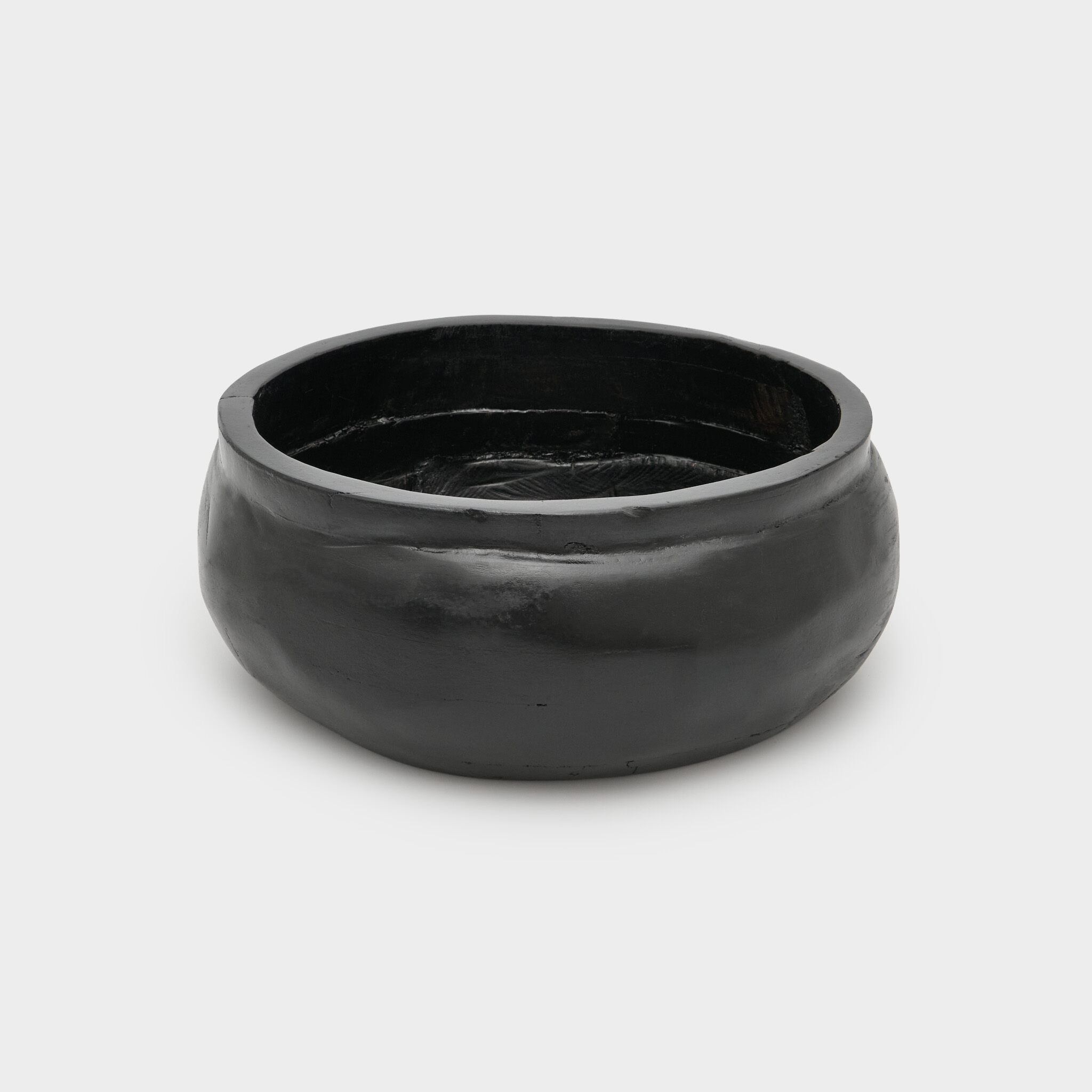 CACHEPOT MADEIRA PRETA