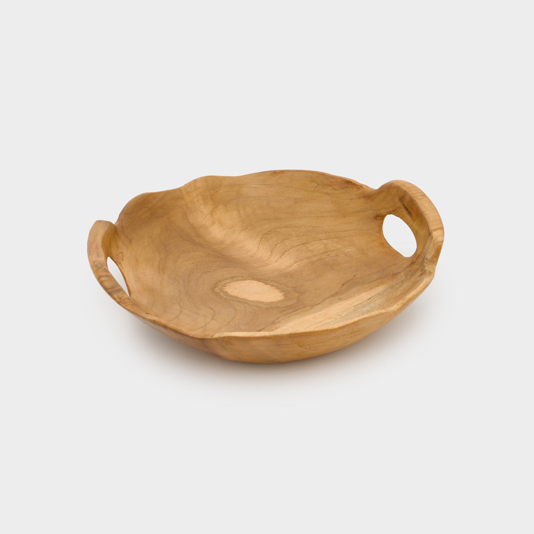 BANDEJA ORGÂNICA MADEIRA COM ALÇA